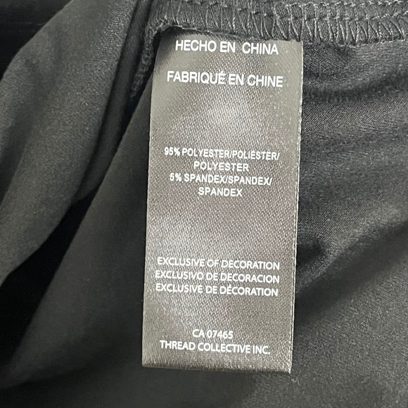 Y2K Bebe Black Bodycon Dress Rhinestone Embellished Cutout Sleeves‎ Small - Picture 8 of 9